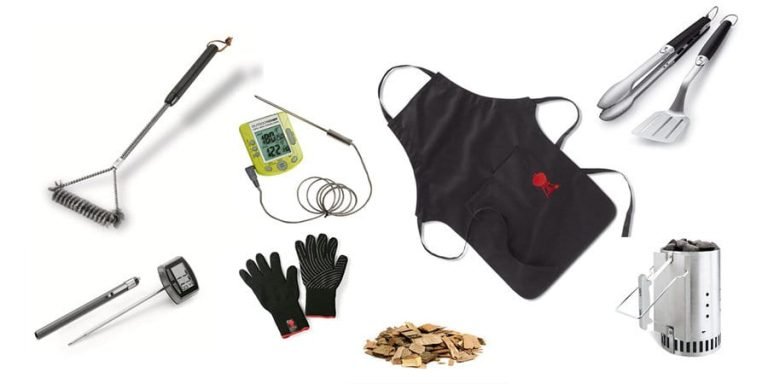 kit accessori barbecue