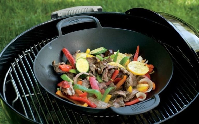 Wok in ghisa Weber