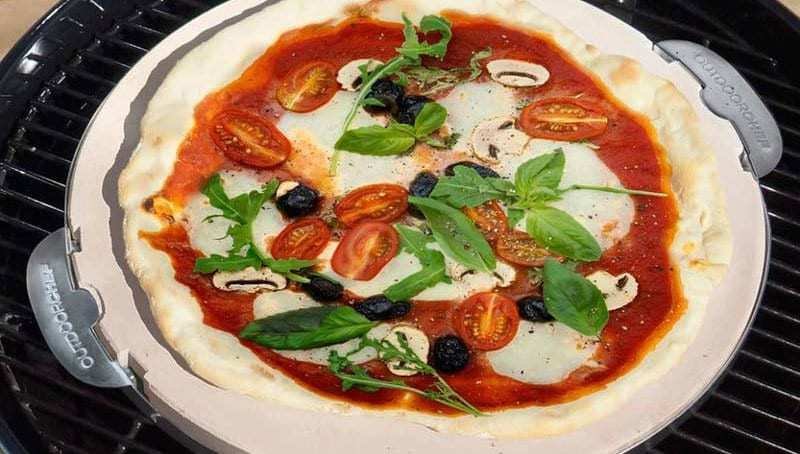 Pizza al barbecue