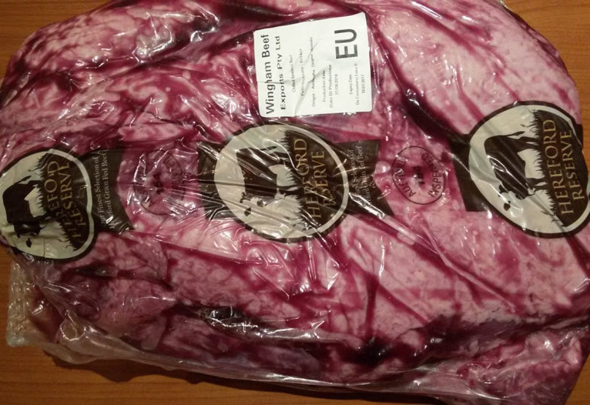Primo Brisket nel Barrel Smoker