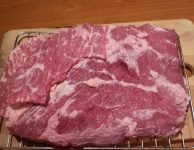 Primo Brisket nel Barrel Smoker