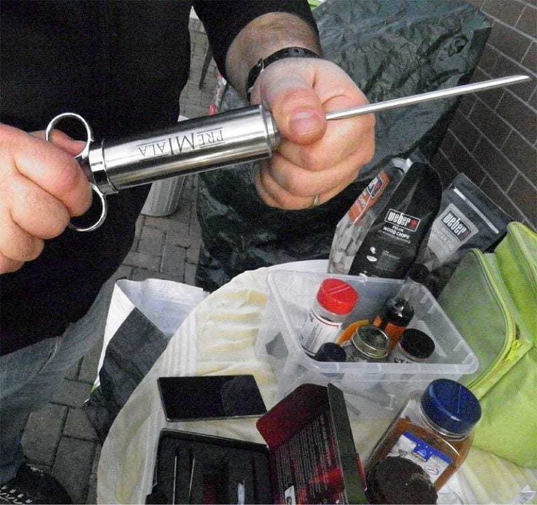 Siringa Per Marinare La Carne - Iniettore Da BBQ In Acciaio Inossidabile Per Insaporire Manzo, Pollo E Tacchino - Foto 5