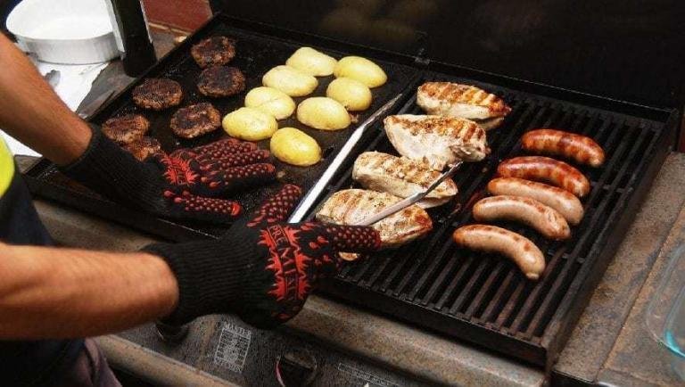 guanti da barbecue premiala