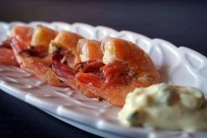 gamberoni alla griglia agli agrumi
