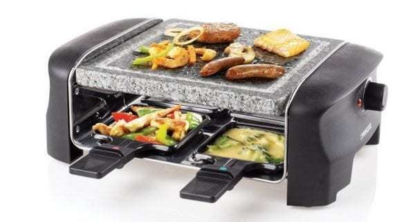 Piastra raclette per 4 persone