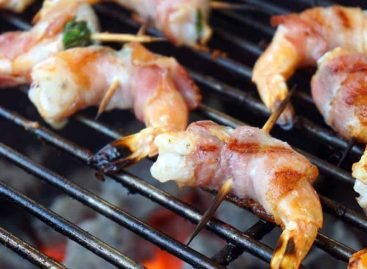 Gamberoni con pancetta – Bacon Wrapped Shrimp