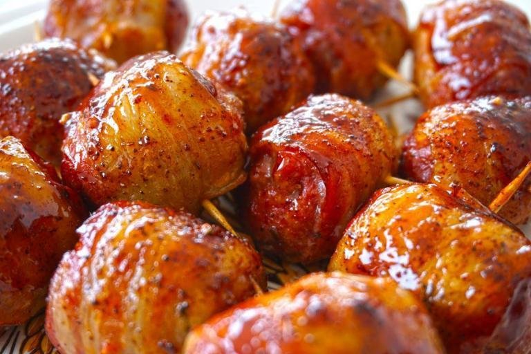 Moink Balls al barbecue