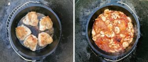 Pollo alla cacciatora nel dutch oven