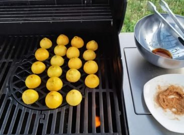 Limonata con limoni grigliati