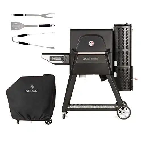 Masterbuilt® Gravity Series™ 560 Digitale Barbecue Carbone Griglia + Fumatore in Nero