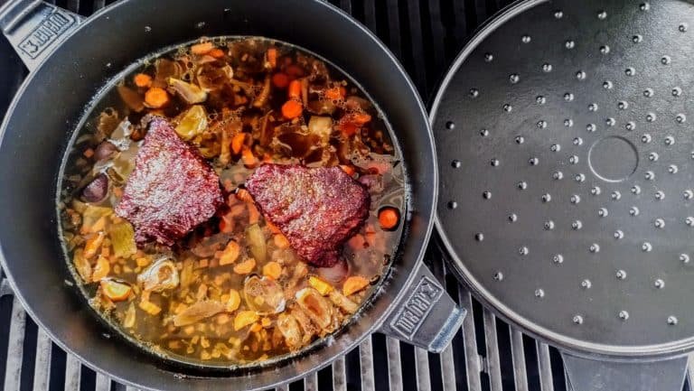 Guancia di manzo affumicata e brasata alla Guinness