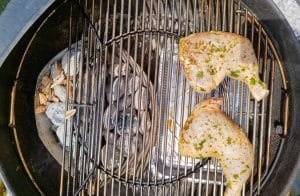 Setup cottura indiretta cosce di pollo