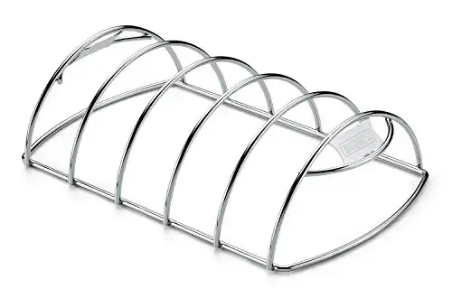 Weber 6605 - Supporto di Cottura per Costine, acciao