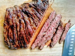 diaframma di manzo alla griglia