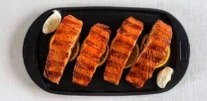 salmone glassato