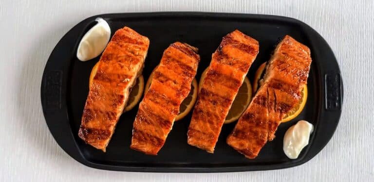 salmone glassato