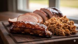 Tagli di maiale per grigliata