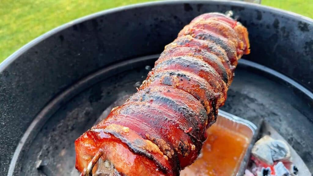 Porchetta fatta in casa al girarrosto