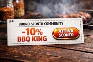 Coupon sconto 10% BBQ King riservato alla community di Passione BBQ