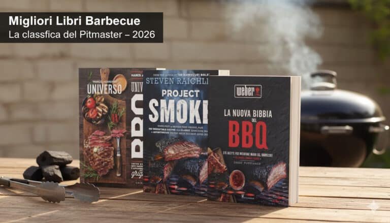 Selezione dei migliori libri sul barbecue scelti da un pitmaster, con manuali e guide per grigliare e cucinare al barbecue