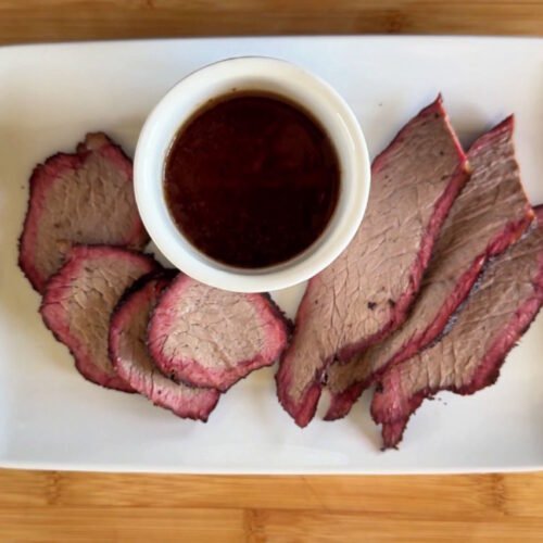 tri tip affumicato - spinacino di manzo